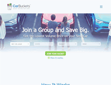 Tablet Screenshot of carbuckets.com